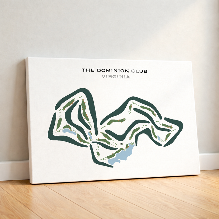 The Dominion Club, Virginia - Printed Golf Courses