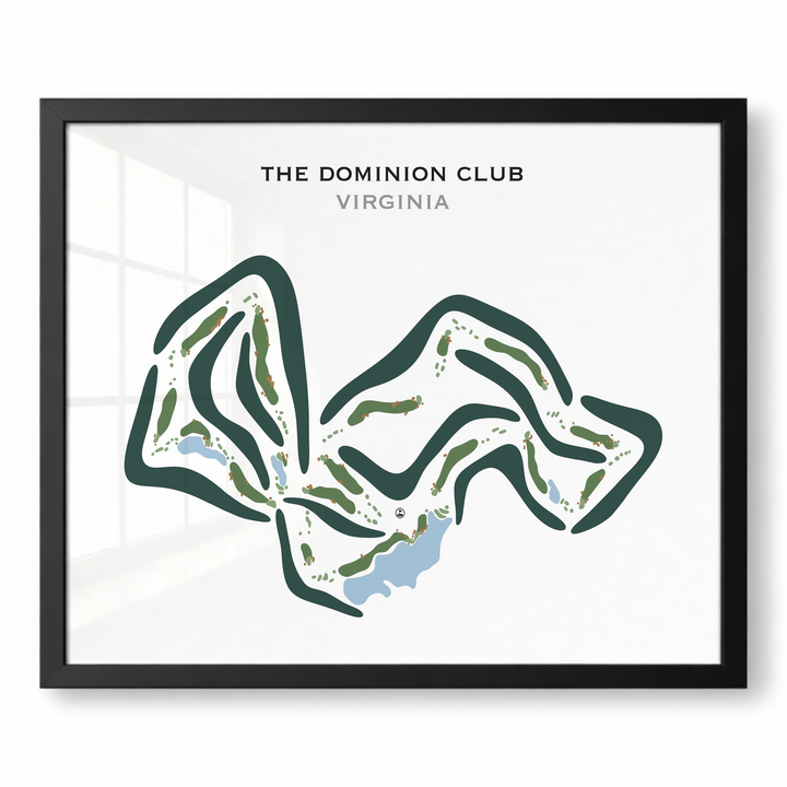 The Dominion Club, Virginia - Printed Golf Courses