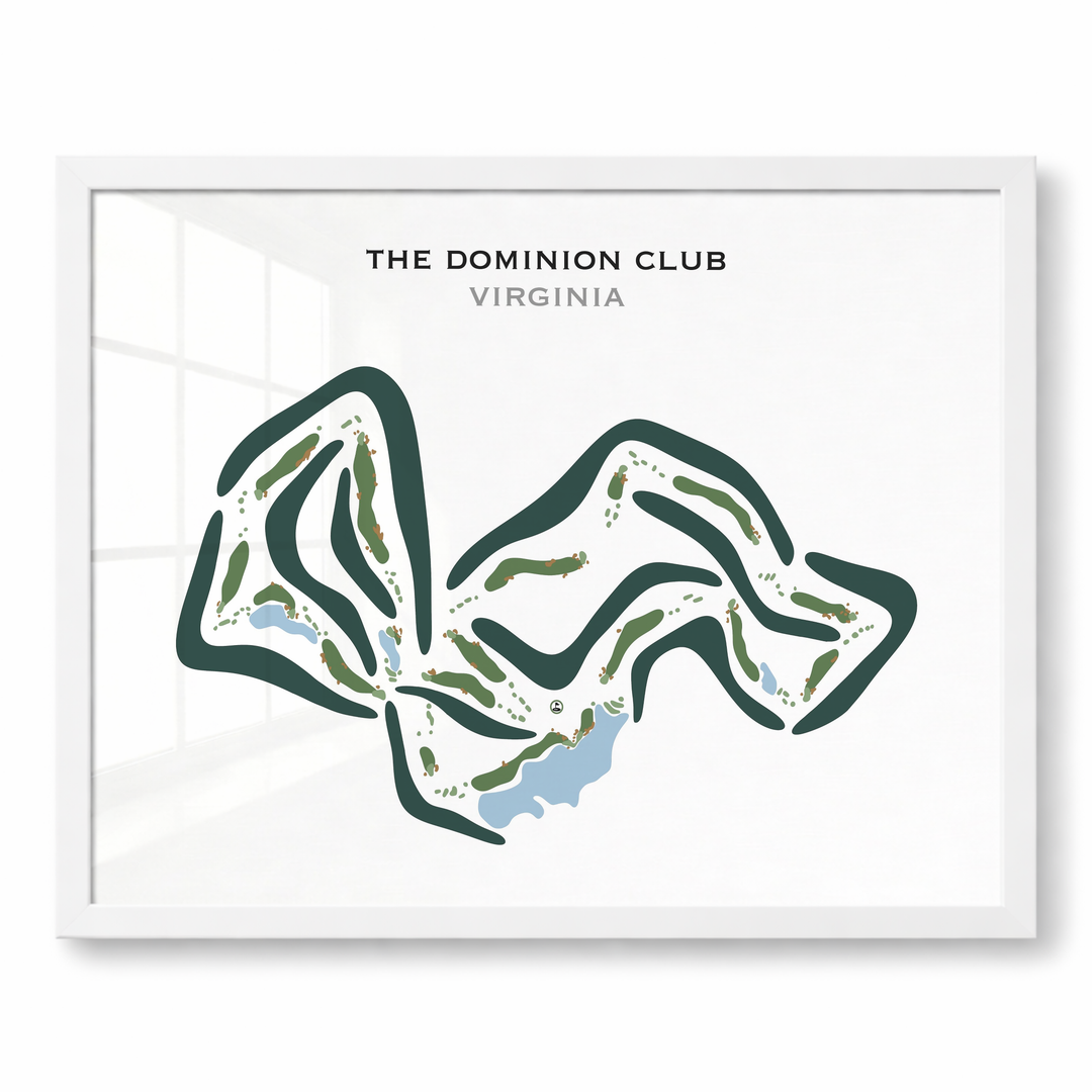 The Dominion Club, Virginia - Printed Golf Courses