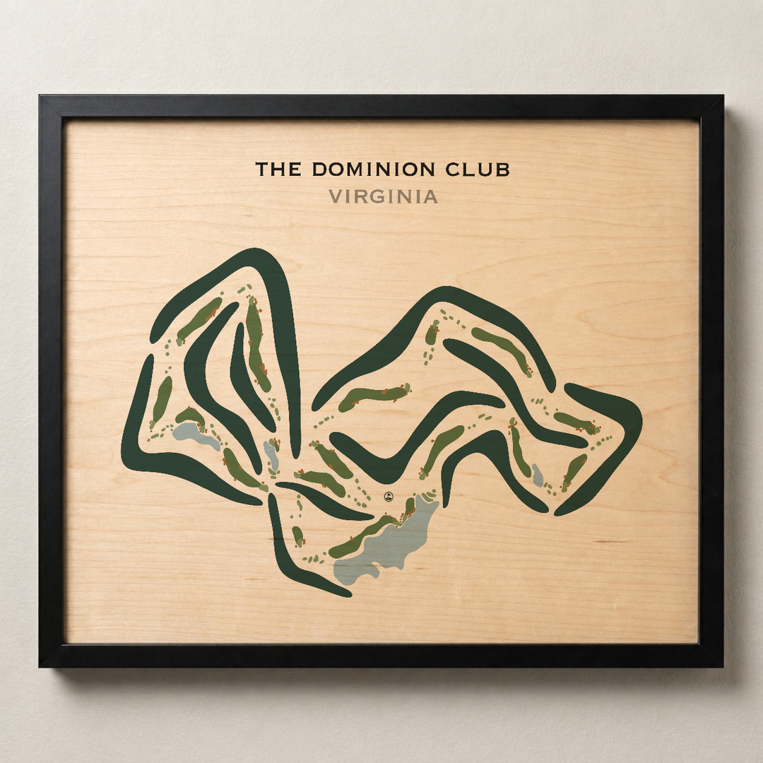 The Dominion Club, Virginia - Printed Golf Courses