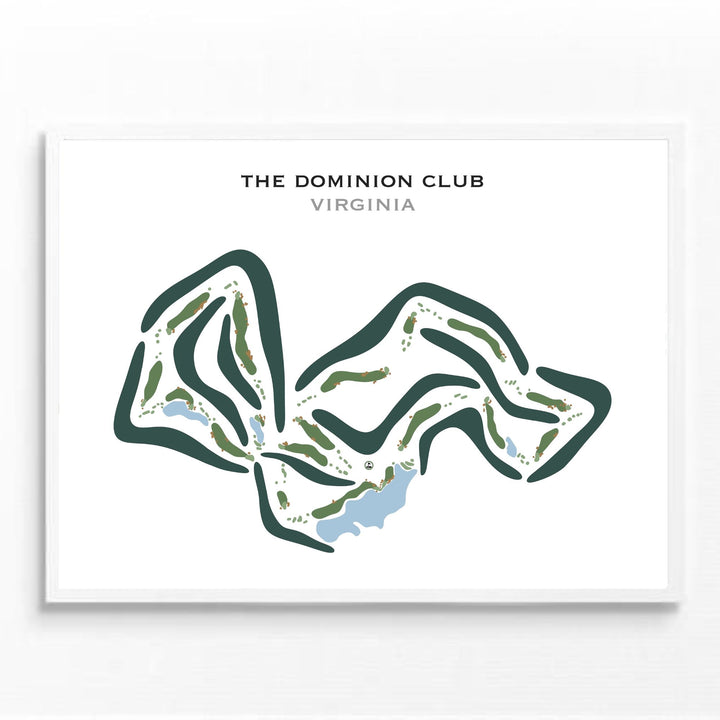 The Dominion Club, Virginia - Printed Golf Courses