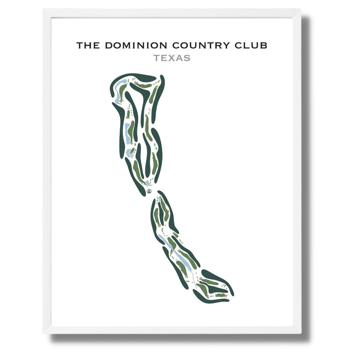 The Dominion Country Club, Texas - Printed Golf Course