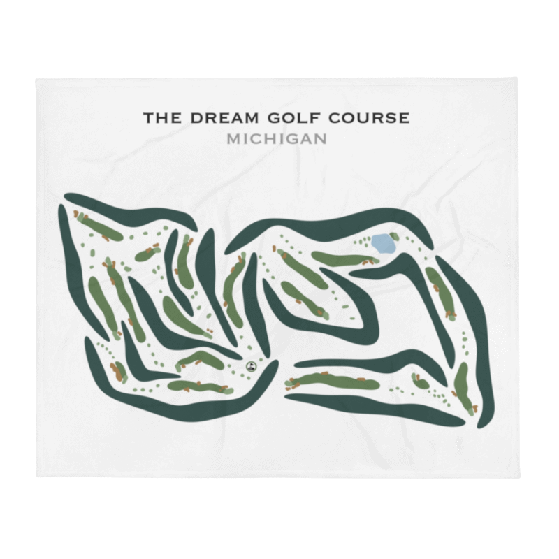 The Dream Golf Course, Michigan - Printed Golf Courses