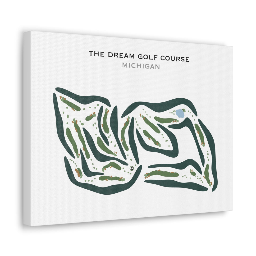 The Dream Golf Course, Michigan - Printed Golf Courses