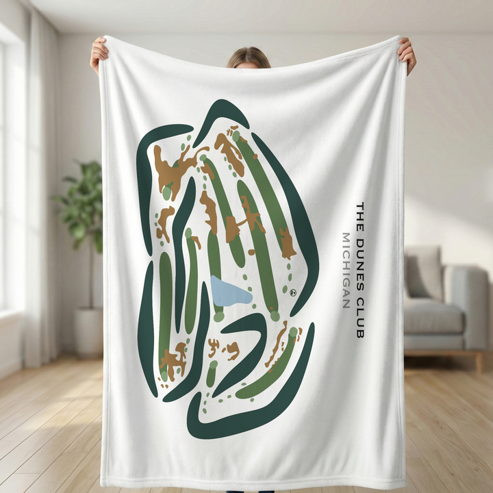 The Dunes Club, Michigan - Printed Golf Courses