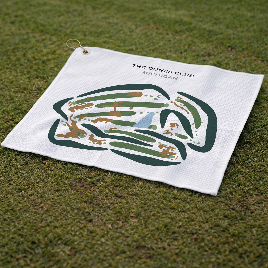 The Dunes Club, Michigan - Printed Golf Courses