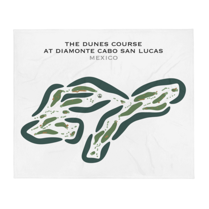 The Dunes Course at Diamante Cabo San Lucas, Mexico - Printed Golf Courses