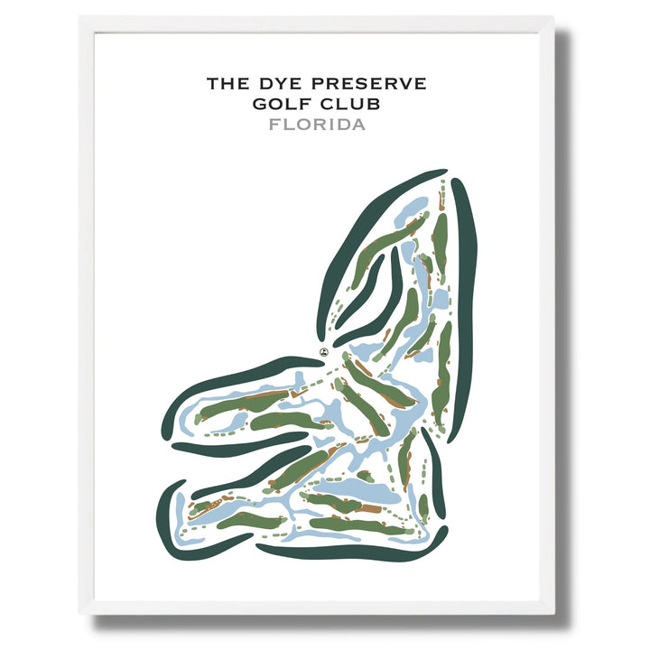 The Dye Preserve Golf Club, Florida - Printed Golf Courses