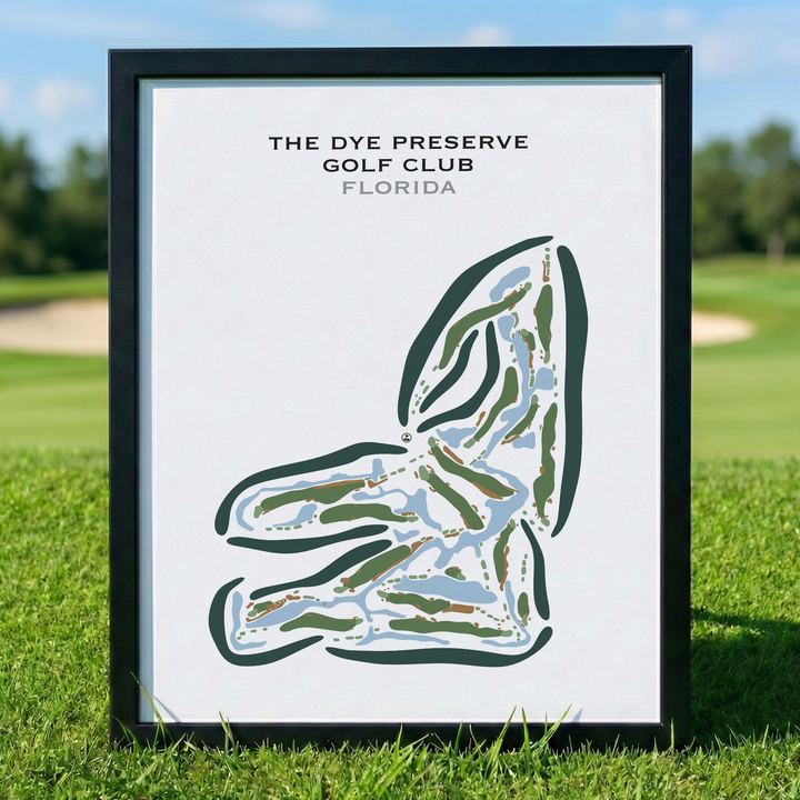 The Dye Preserve Golf Club, Florida - Printed Golf Courses