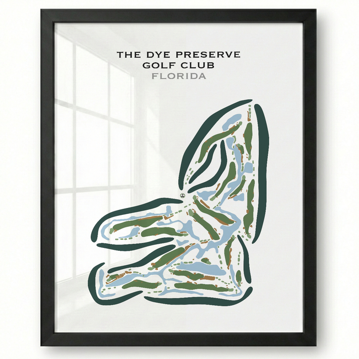 The Dye Preserve Golf Club, Florida - Printed Golf Courses