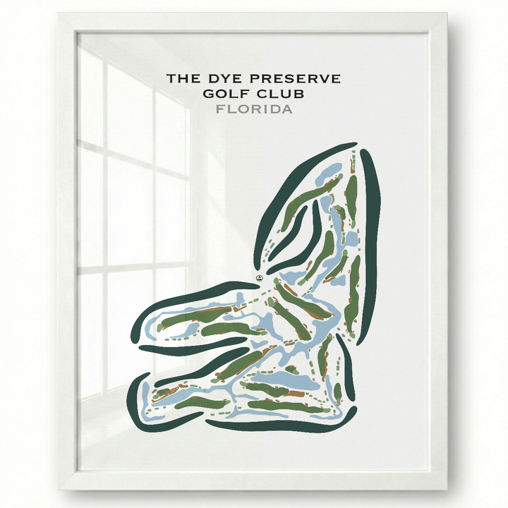 The Dye Preserve Golf Club, Florida - Printed Golf Courses