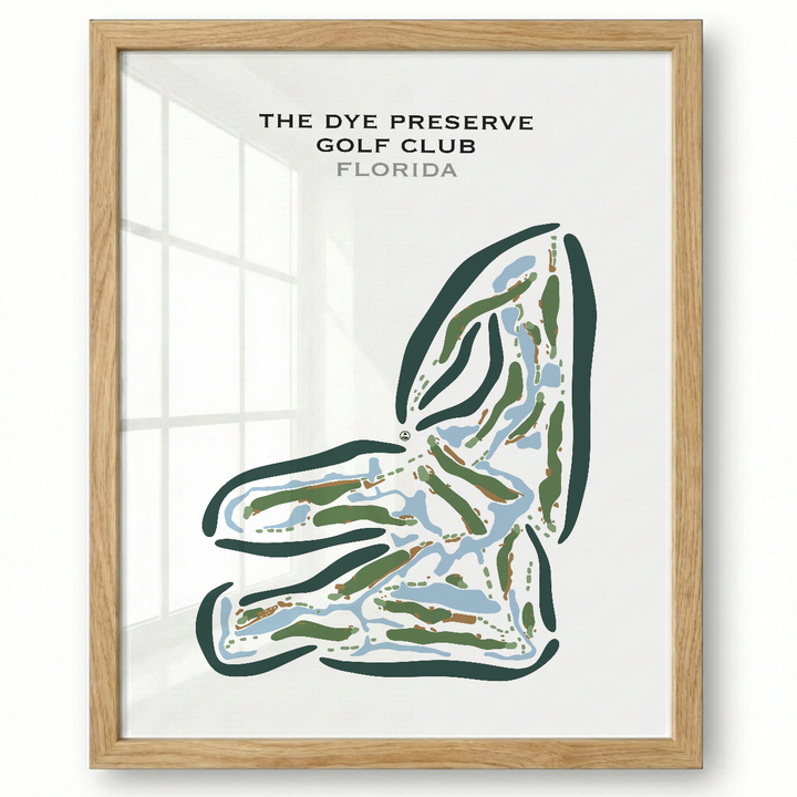 The Dye Preserve Golf Club, Florida - Printed Golf Courses