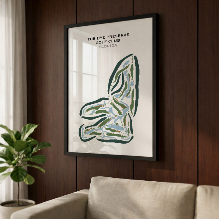 The Dye Preserve Golf Club, Florida - Printed Golf Courses