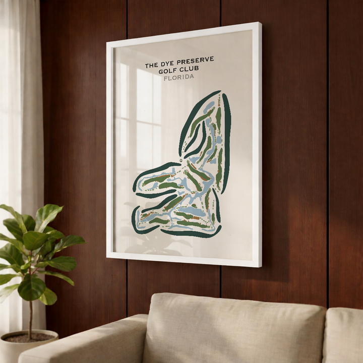The Dye Preserve Golf Club, Florida - Printed Golf Courses
