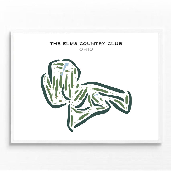 The Elms Country Club, Ohio - Printed Golf Courses