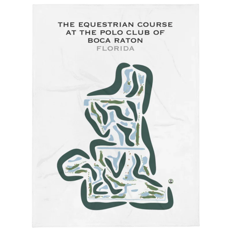 The Equestrian Course at The Polo Club Of Boca Raton, Florida - Printed Golf Courses