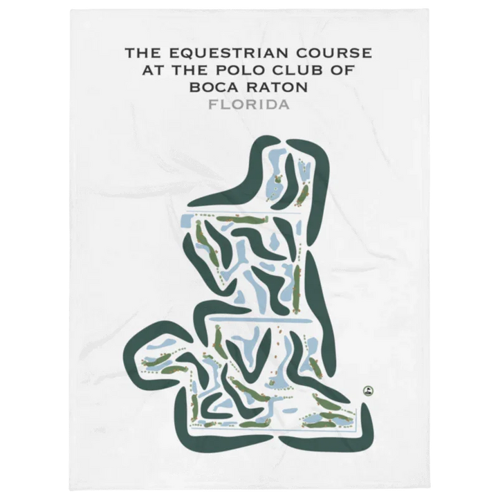The Equestrian Course at The Polo Club Of Boca Raton, Florida - Printed Golf Courses