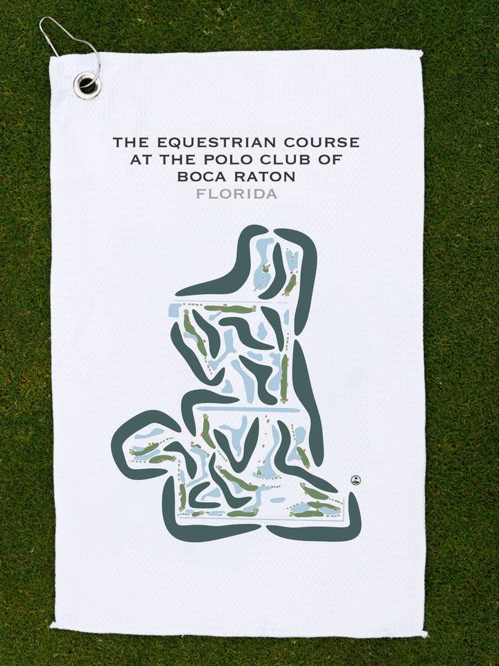 The Equestrian Course at The Polo Club Of Boca Raton, Florida - Printed Golf Courses