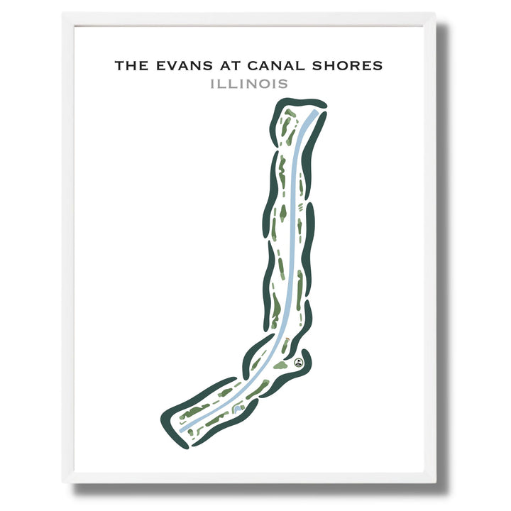 The Evans at Canal Shores, Illinois - Printed Golf Courses
