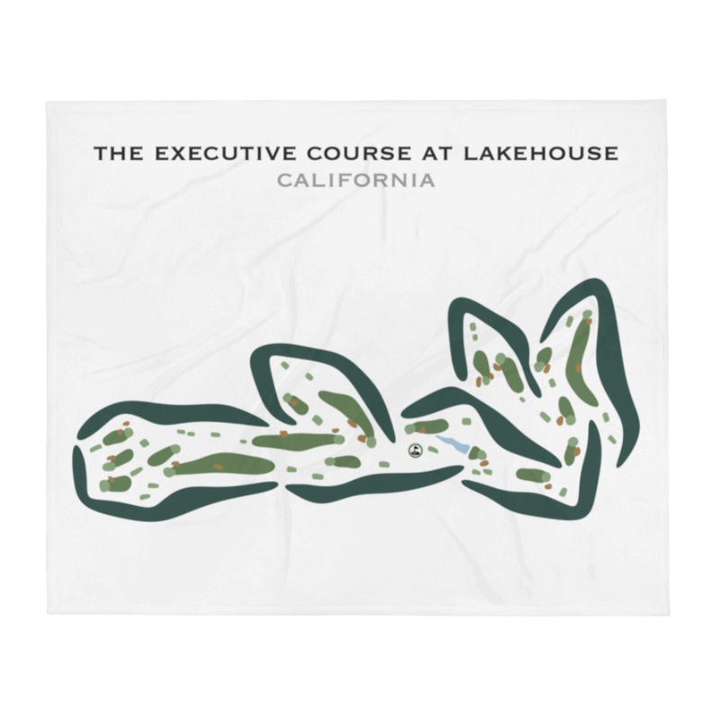 The Executive Course at Lakehouse, California - Printed Golf Courses