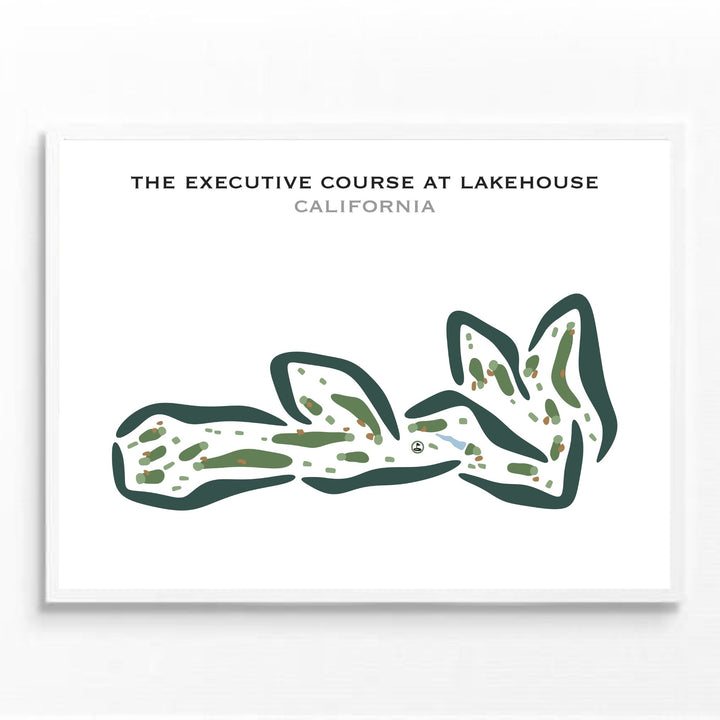 The Executive Course at Lakehouse, California - Printed Golf Courses