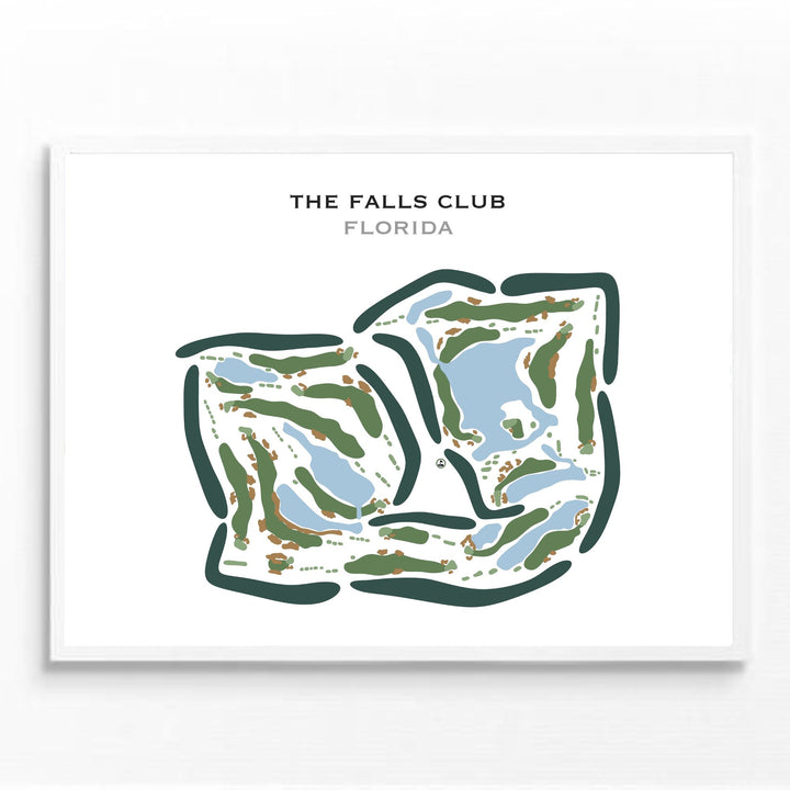 The Falls Club, Florida - Printed Golf Courses