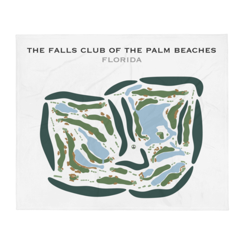 The Falls Club of the Palm Beaches, Florida - Printed Golf Courses