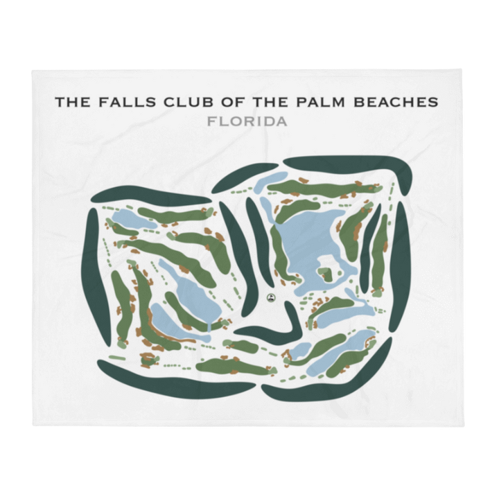 The Falls Club of the Palm Beaches, Florida - Printed Golf Courses