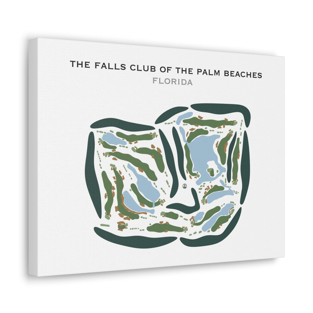 The Falls Club of the Palm Beaches, Florida - Printed Golf Courses