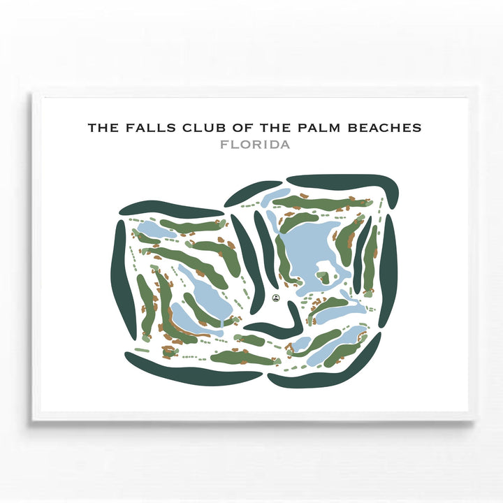 The Falls Club of the Palm Beaches, Florida - Printed Golf Courses