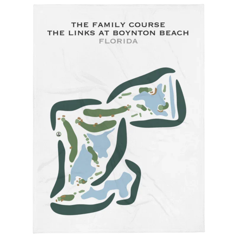 The Family Course at The Links At Boynton Beach, Florida - Printed Golf Courses