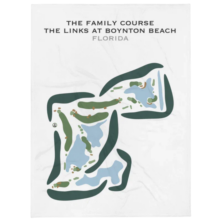The Family Course at The Links At Boynton Beach, Florida - Printed Golf Courses
