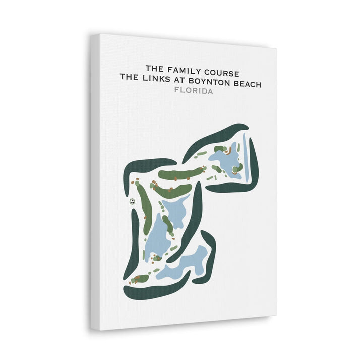 The Family Course at The Links At Boynton Beach, Florida - Printed Golf Courses