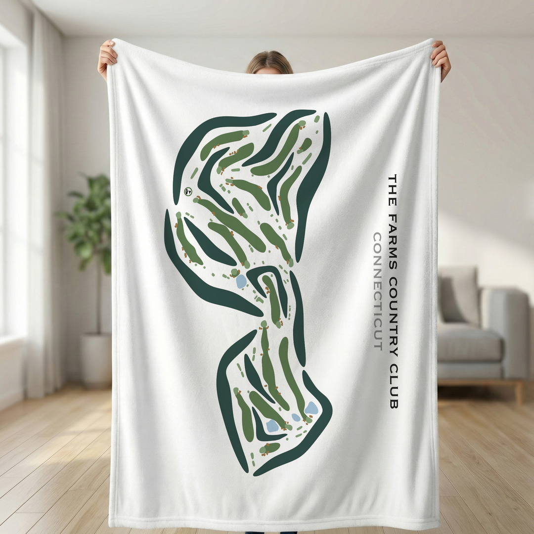 The Farms Country Club, Connecticut - Printed Golf Course