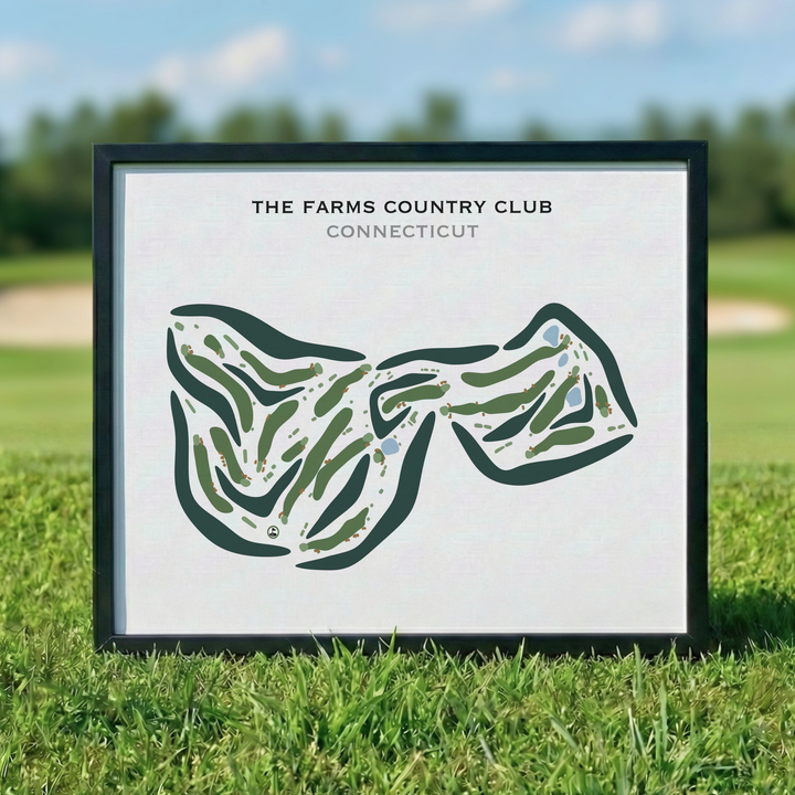 The Farms Country Club, Connecticut - Printed Golf Course