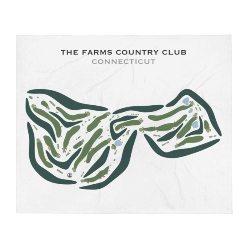 The Farms Country Club, Connecticut - Printed Golf Course