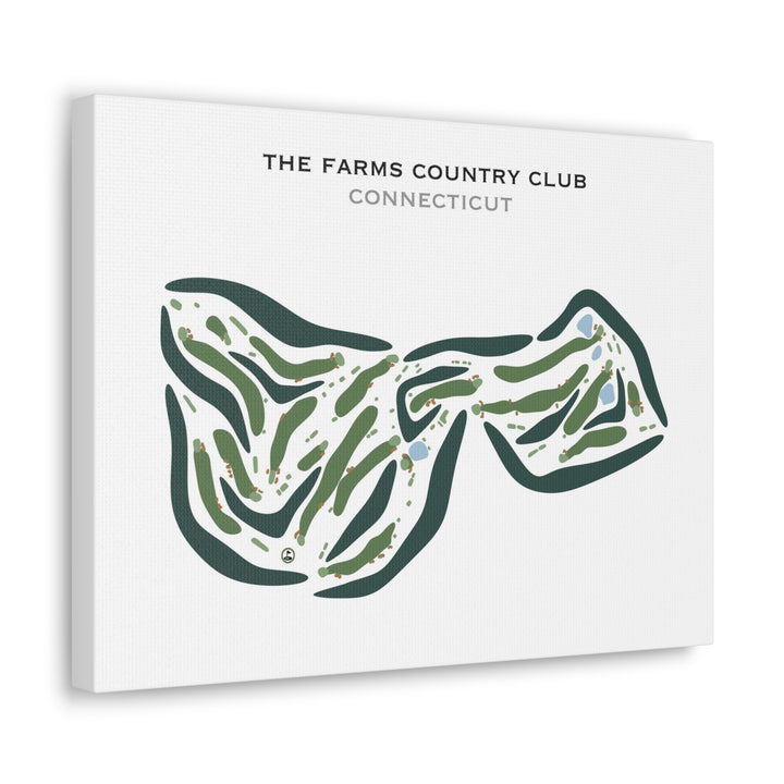 The Farms Country Club, Connecticut - Printed Golf Course