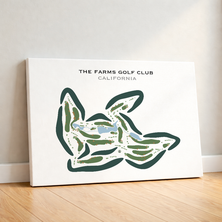 The Farms Golf Club, California - Printed Golf Courses