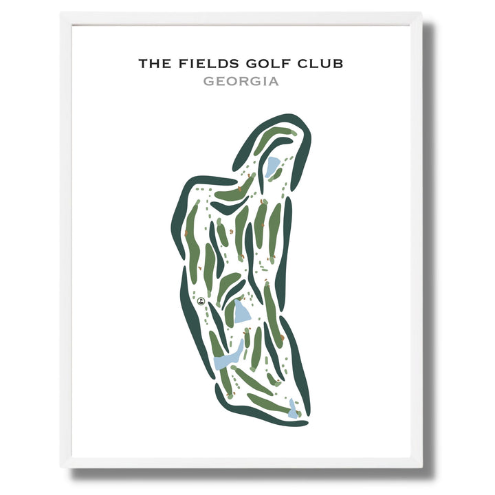 The Fields Golf Club, Georgia - Printed Golf Courses