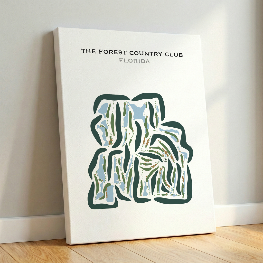 The Forest Country Club, Florida - Printed Golf Courses