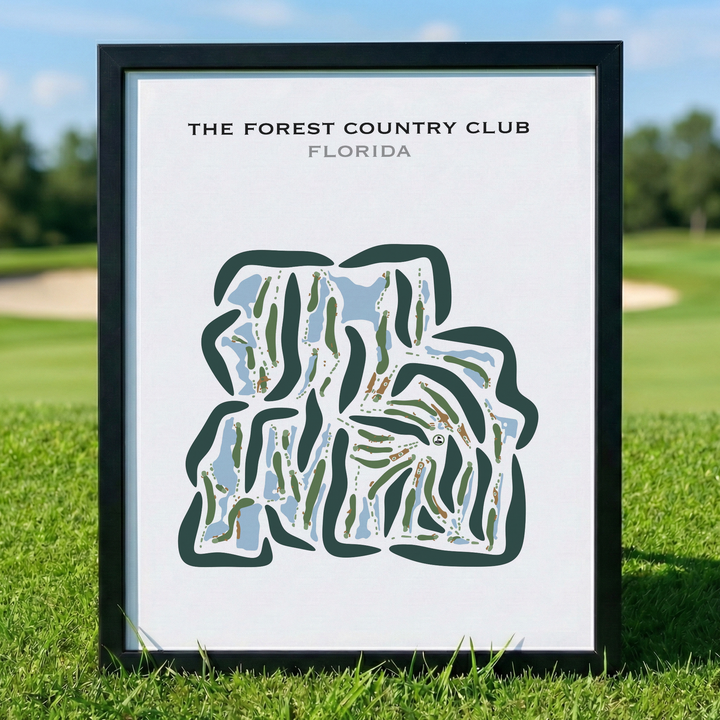 The Forest Country Club, Florida - Printed Golf Courses