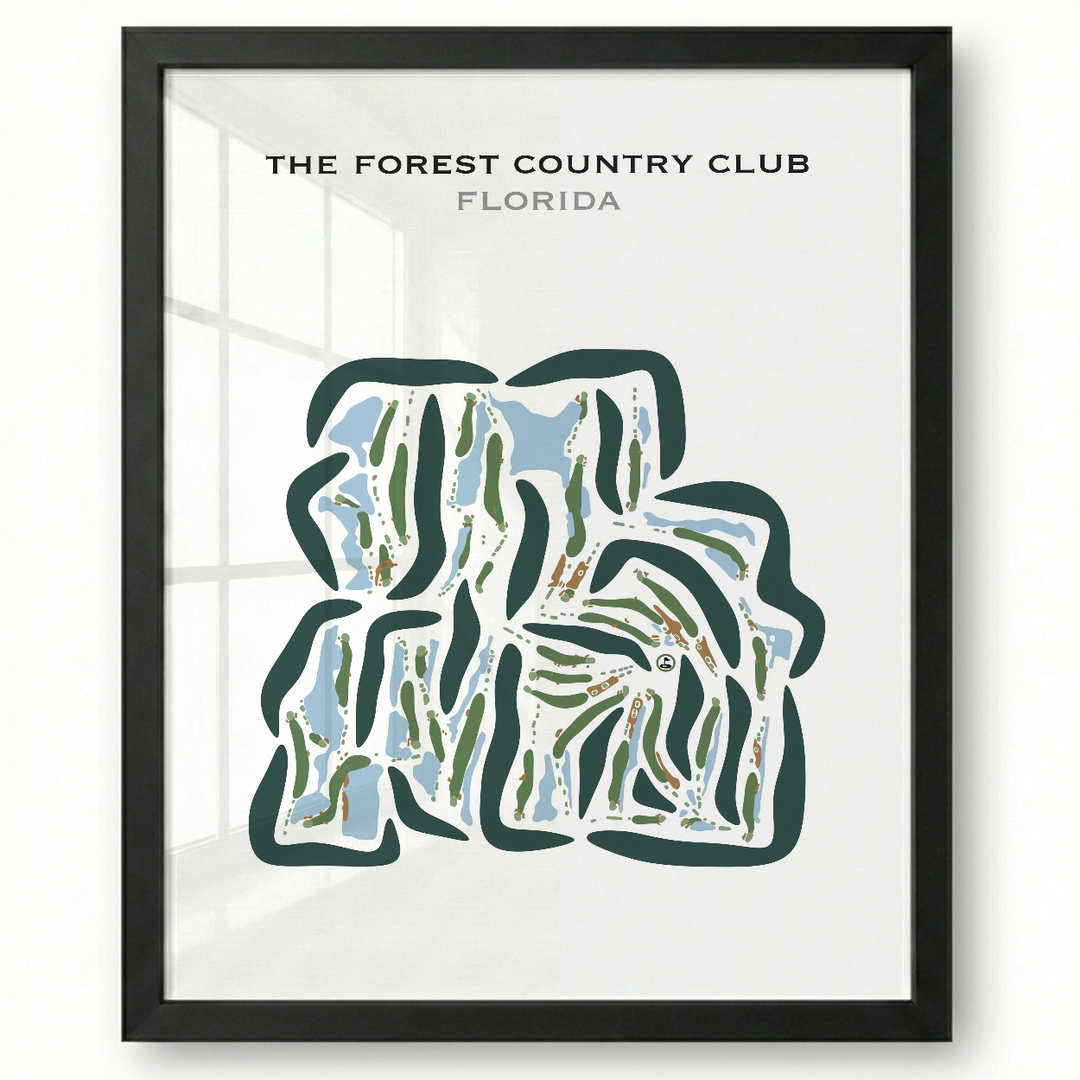 The Forest Country Club, Florida - Printed Golf Courses
