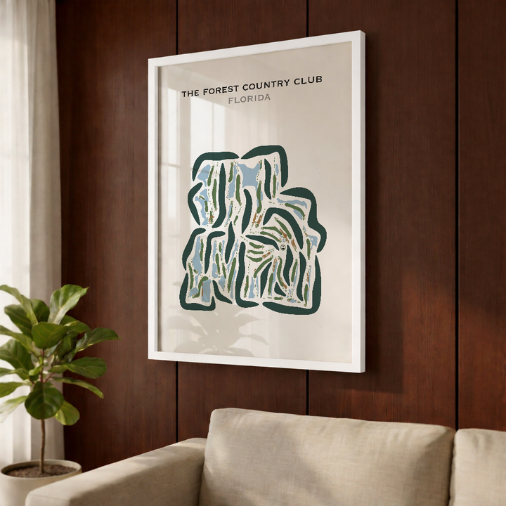 The Forest Country Club, Florida - Printed Golf Courses