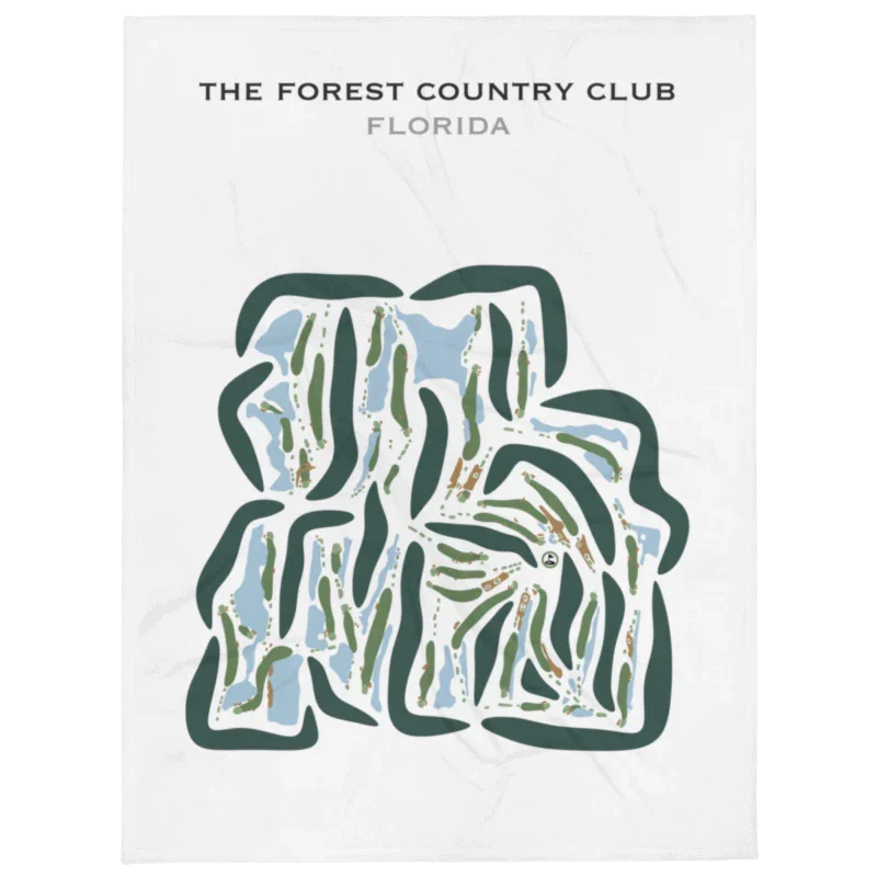 The Forest Country Club, Florida - Printed Golf Courses