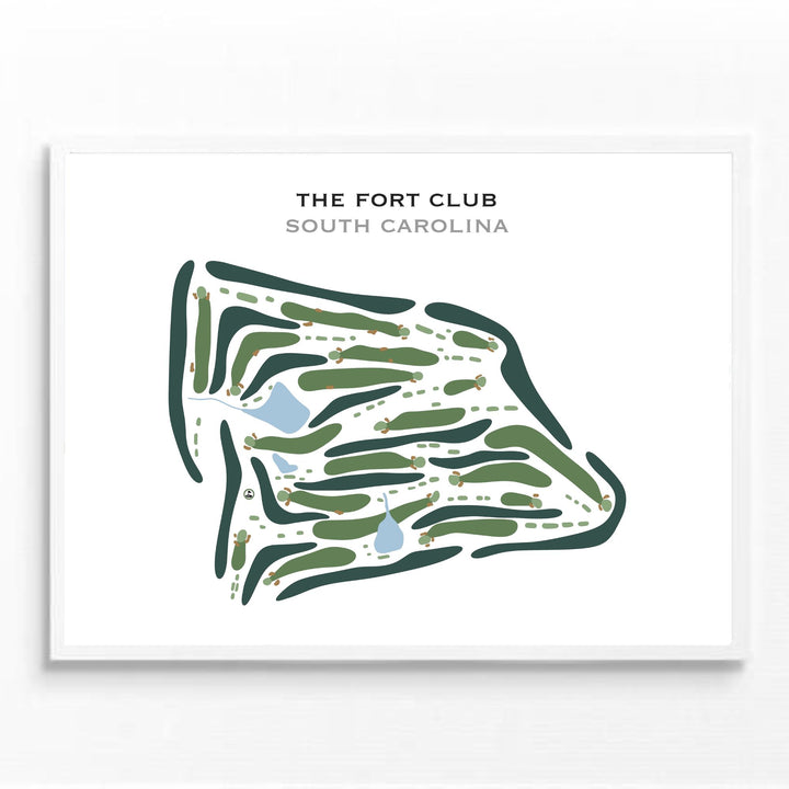 The Fort Club, South Carolina - Printed Golf Course