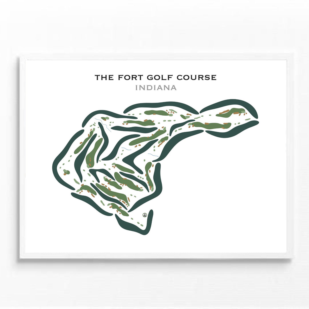 The Fort Golf Course, Indiana - Printed Golf Courses