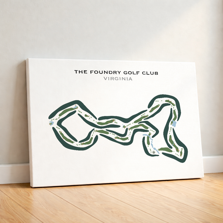 The Foundry Golf Club, Virginia - Printed Golf Courses