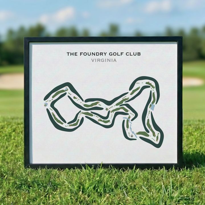The Foundry Golf Club, Virginia - Printed Golf Courses