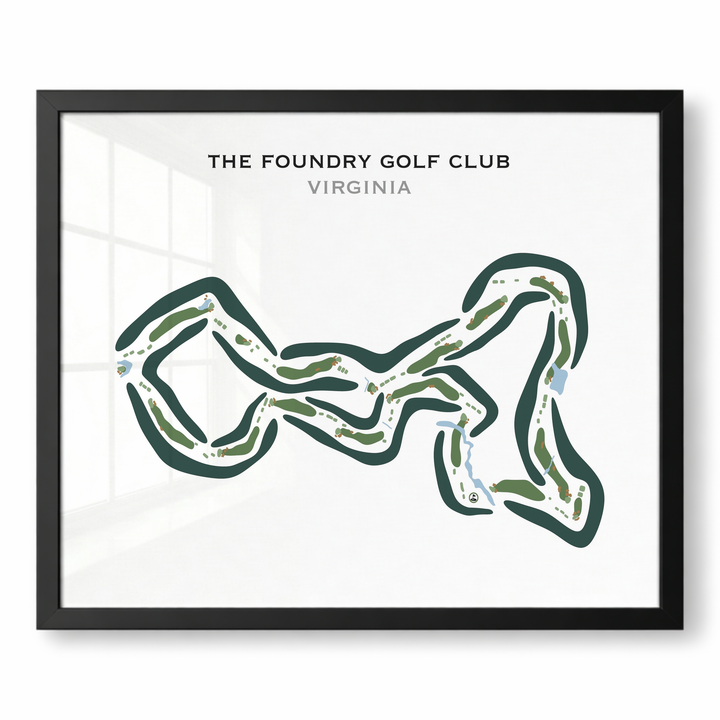 The Foundry Golf Club, Virginia - Printed Golf Courses