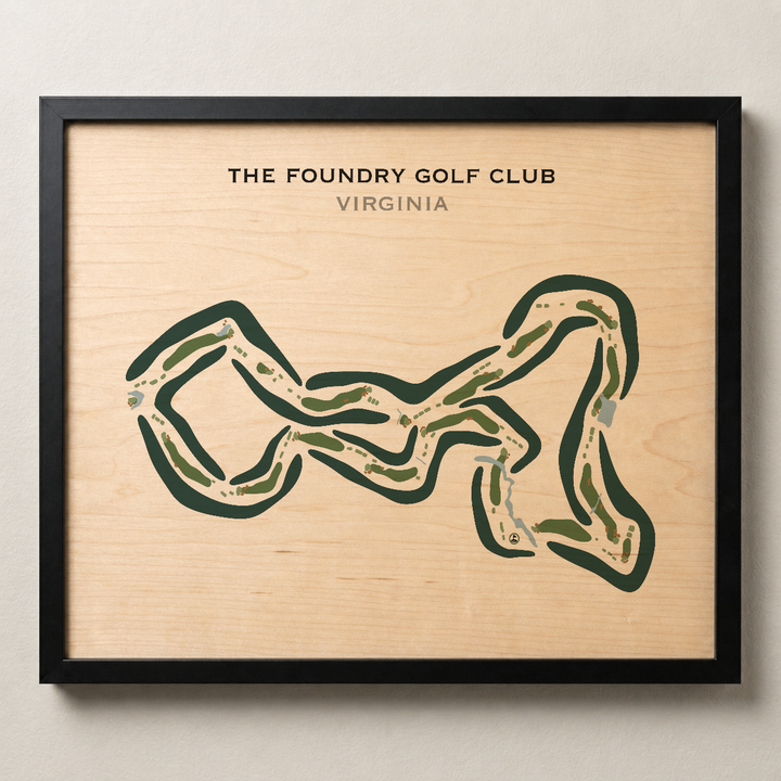 The Foundry Golf Club, Virginia - Printed Golf Courses